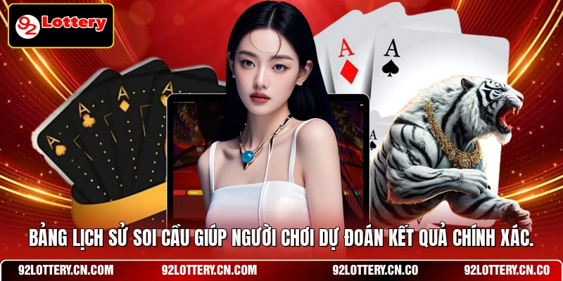 Bảng lịch sử soi cầu giúp người chơi dự đoán kết quả chính xác