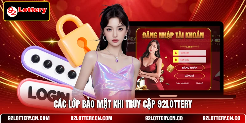 Các lớp bảo mật khi truy cập 92LOTTERY