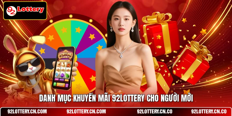 Danh mục khuyến mãi 92LOTTERY cho người mới
